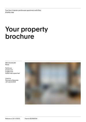 Full Sea Views Residences | Address Branded By Emaar, PDF brochure